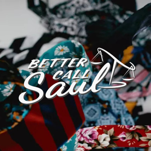 Better Call Saul logo over a still from my favorite scene