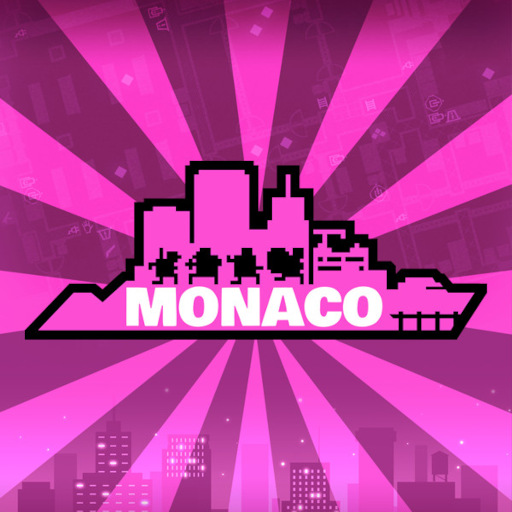Poster for the video game Monaco: What's Yours Is Mine